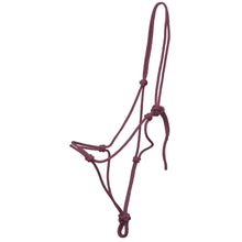 Cargar imagen en el visor de la galería, Cabezada cuerda burdeos Brockamp
