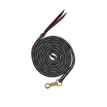 Cargar imagen en el visor de la galería, Cuerda negra, plata y beige Brockamp (3,7m)